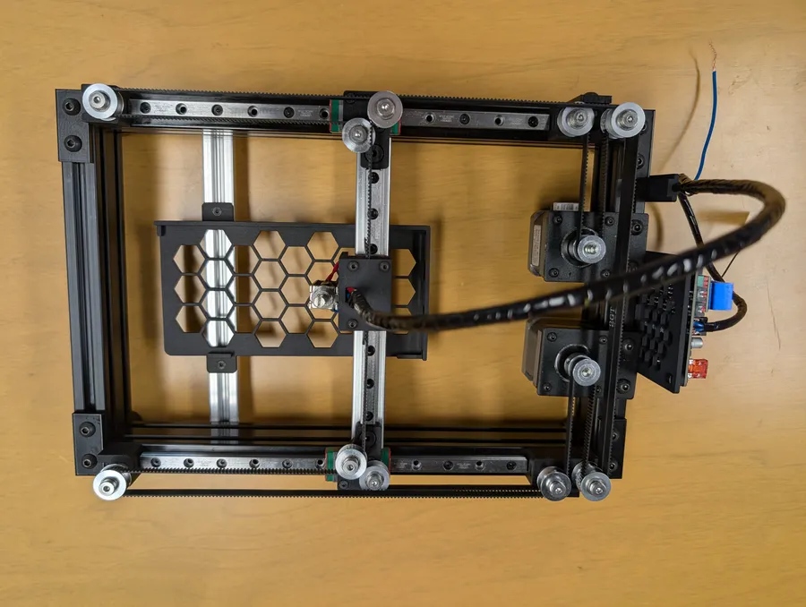 Assembled PhysiClaw rig — photo 1
