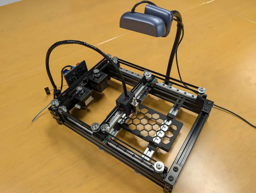 Assembled PhysiClaw rig — photo 36