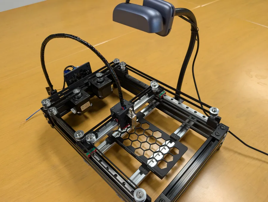 Assembled PhysiClaw rig — photo 43