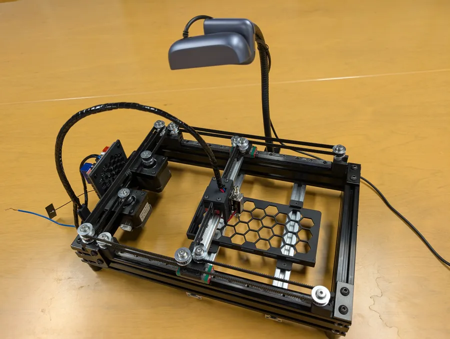 Assembled PhysiClaw rig — photo 48
