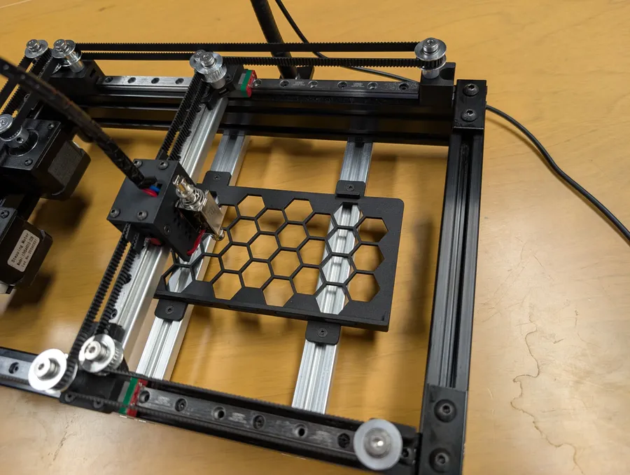 Assembled PhysiClaw rig — photo 49