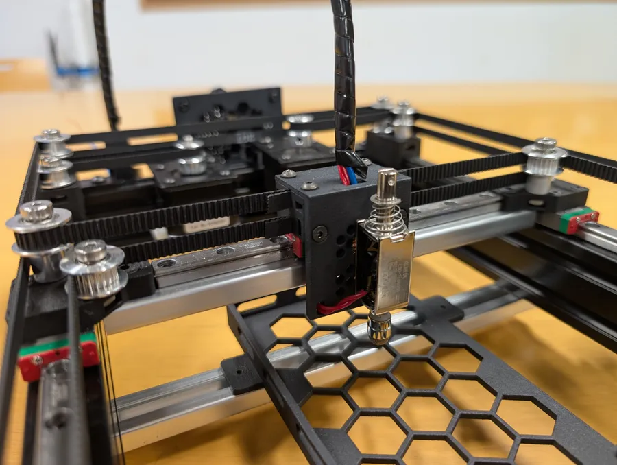 Assembled PhysiClaw rig — photo 63
