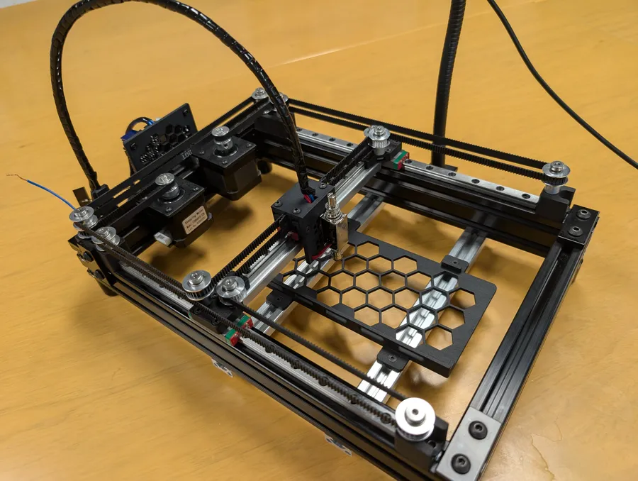 Assembled PhysiClaw rig — photo 81